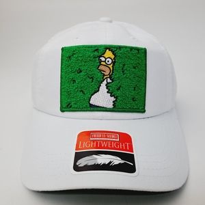 Homer Hiding in bushes chenille embroidered patch relaxed cotton OAK